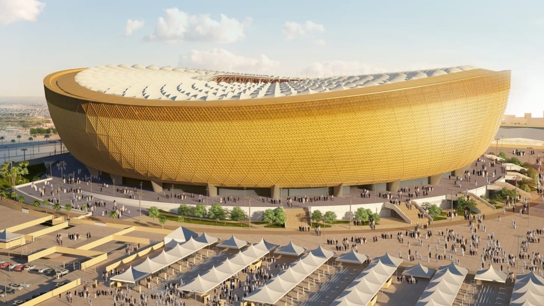 Estádio Luxuoso 'Lusail', Copa do Mundo 2022. Fonte: Trivela