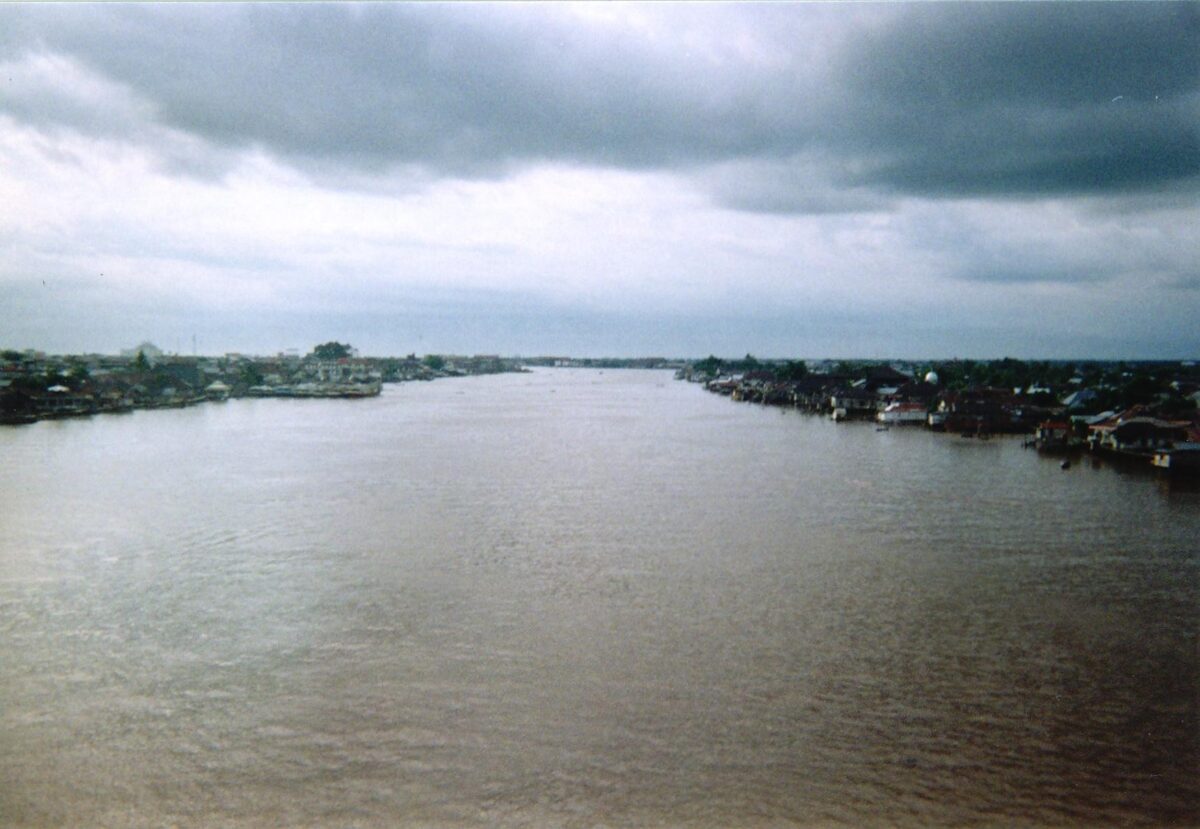 Rio Kapuas - água doce